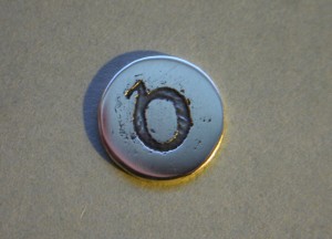 Cleaned and polished silver