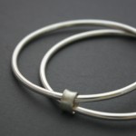 Sterling Silver Double Bangle