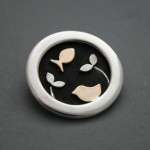 Silver Gold Family Brooch