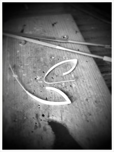 Filing Silver Earrings